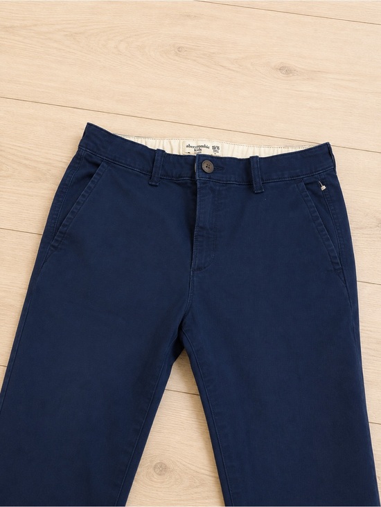 abercrombie kids Other - Abercrombie Kids Navy Chino Pants Size 15/16 Straight Leg Uniform Preppy